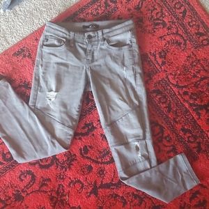 Kancan gray moto jeans size 26